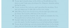 A Player’s Message To Parents