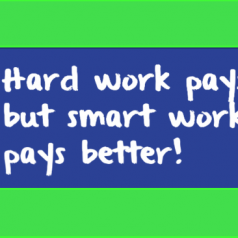 Stop Making Excuses and Get To Work! Stop Making Excuses and Get To Work!