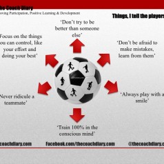 Things I tell the players to focus on Things I tell the players to focus on